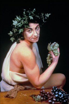 Cindy Sherman's 1990 untitled photograph, a self-portrait as Caravaggio's Young Sick Bacchus
